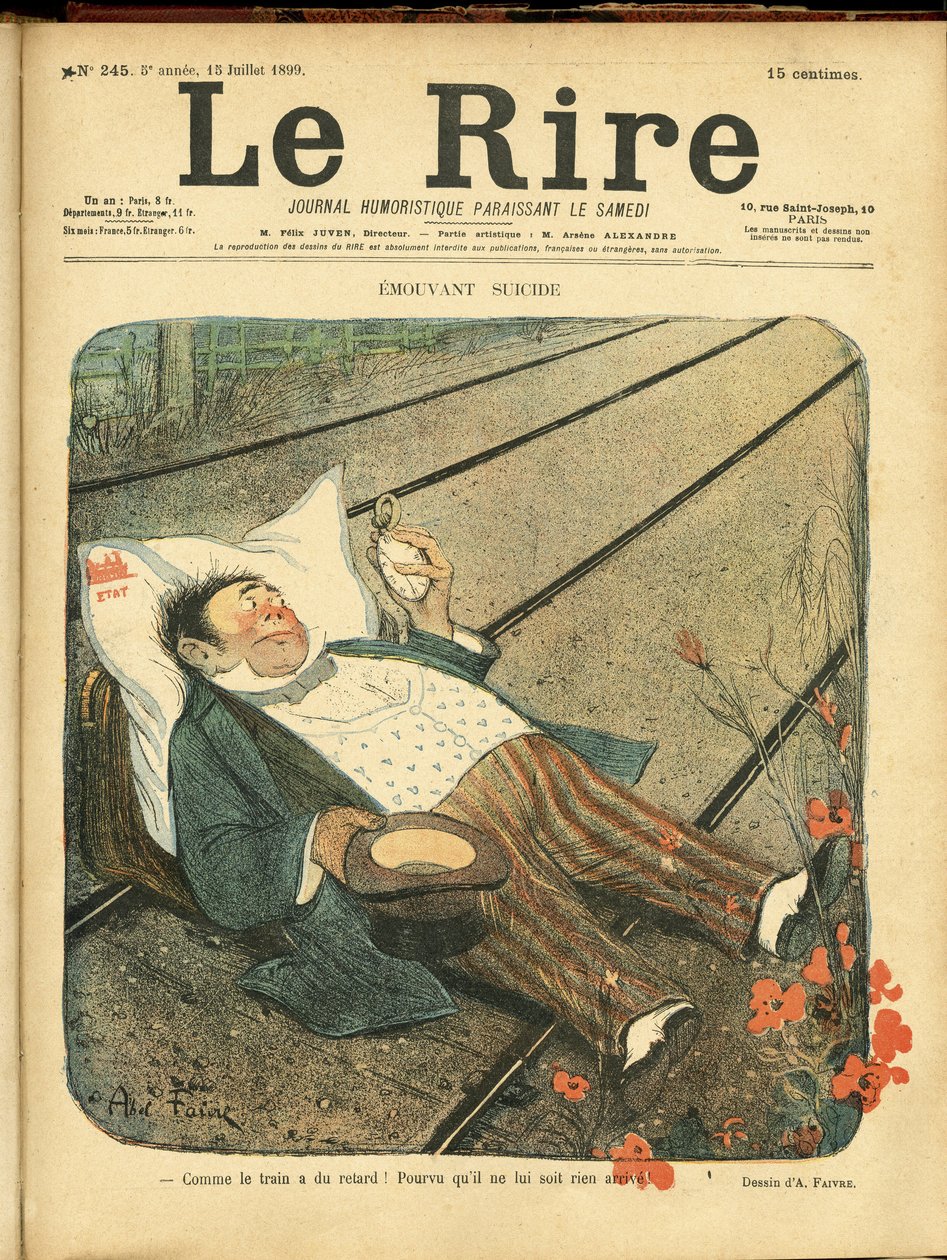Illustration of Abel Faivre (1867-1945) for the Cover of Le Rire بواسطة جول هابيل فافر
