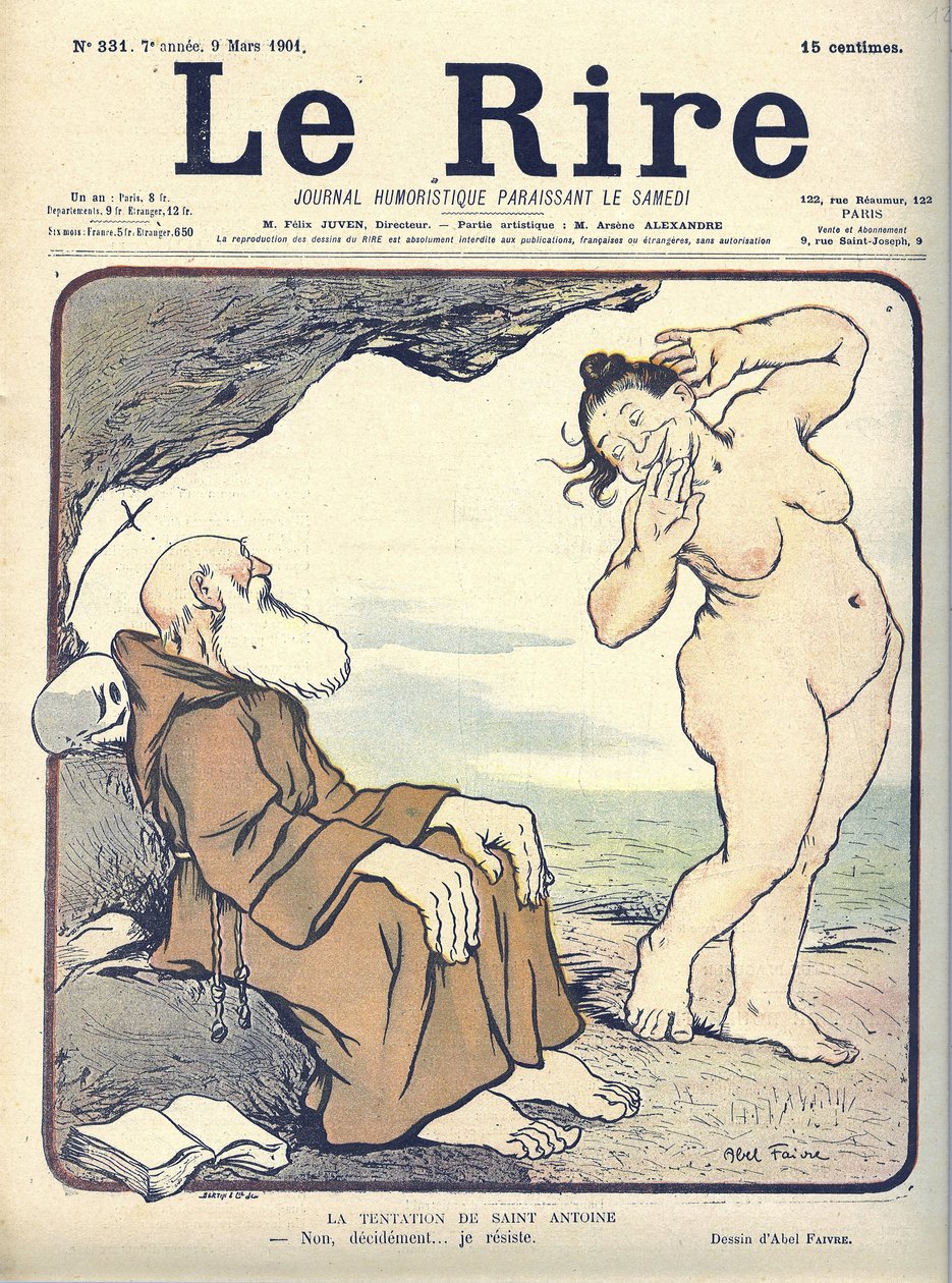 Illustration of Abel Faivre (1867-1945) for the Cover of The Laughter, No. 331 بواسطة جول هابيل فافر
