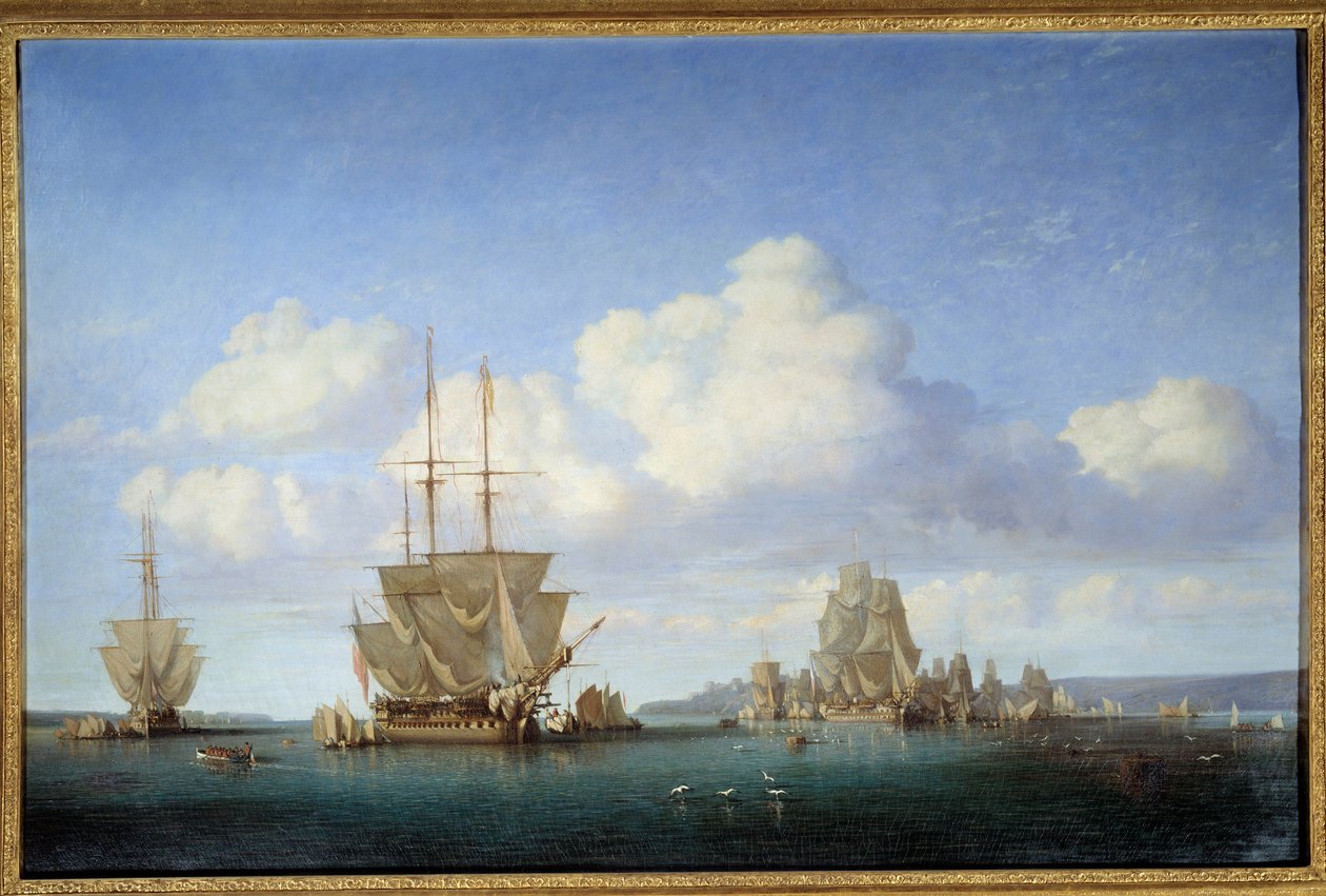 لا رادي دي بريست في عام 1844 لوحة لجول أكيل نويل (1815-1881) 1844 روان ، متحف الفنون الجميلة بواسطة جول أخيل نويل