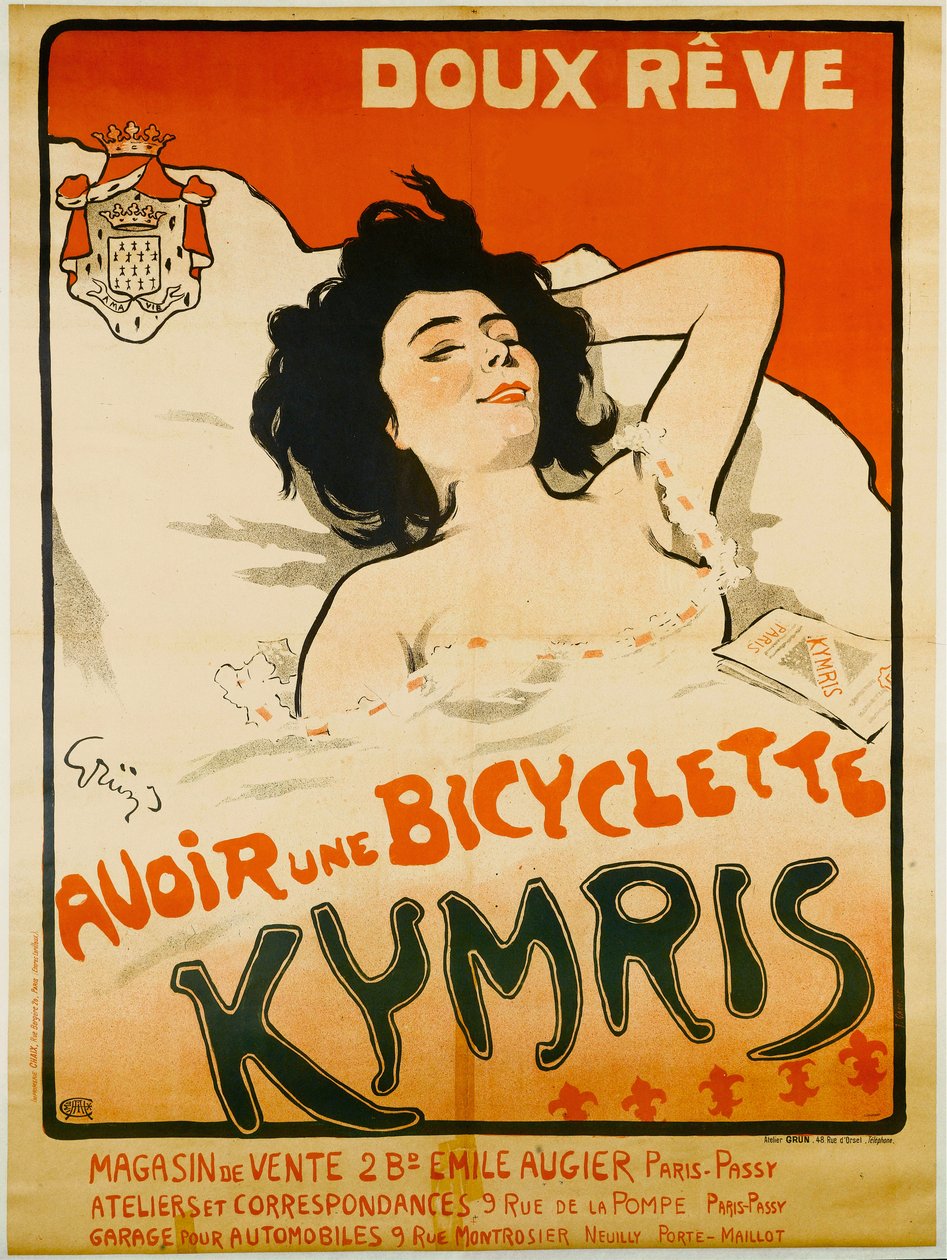حلم جميل. امتلك دراجة Kymris ، ج. 1898. بواسطة جول الكسندر جرين