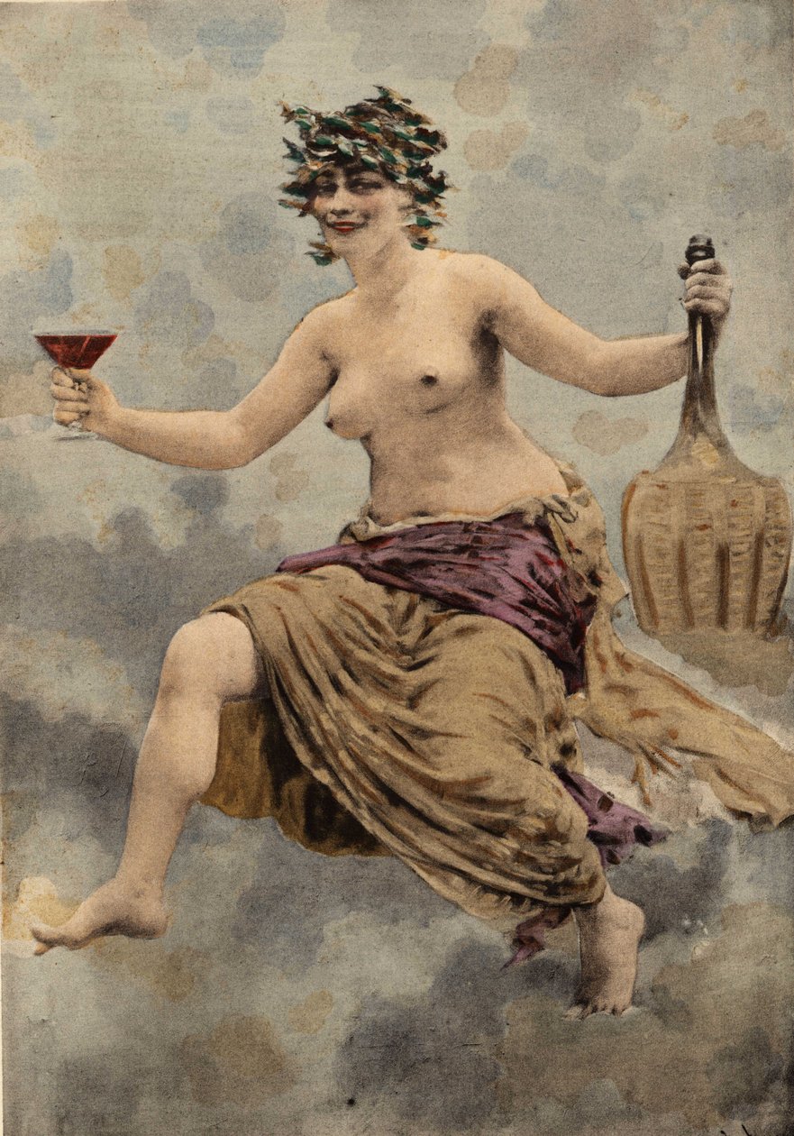 باكبوك، مدعية أوراكل الزجاجة. بانتاغرويل. رسم توضيحي لجول غارنييه. رابلييه وأعمال جول غارنييه بواسطة جول أرسين غارنييه