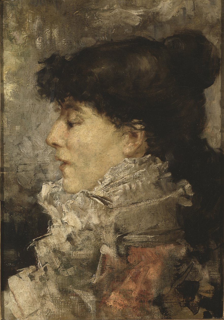 صورة لسارة برنهارد (1844-1923) ، بواسطة باستيان ليباج ، جول (1848-1884). زيت على قماش بواسطة جول باستيان لوباج