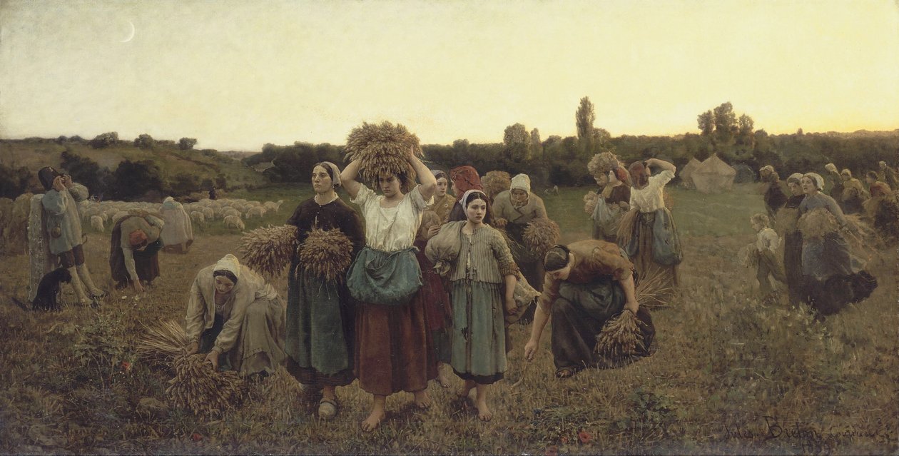 استدعاء في Gleaners ، 1859 بواسطة جول بريتون