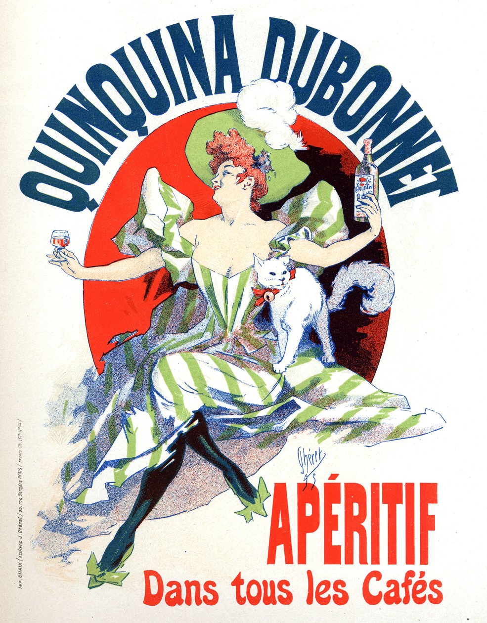 الإعلان عن فاتح للشهية Quinquina Dubonnet بواسطة جول تشيريت