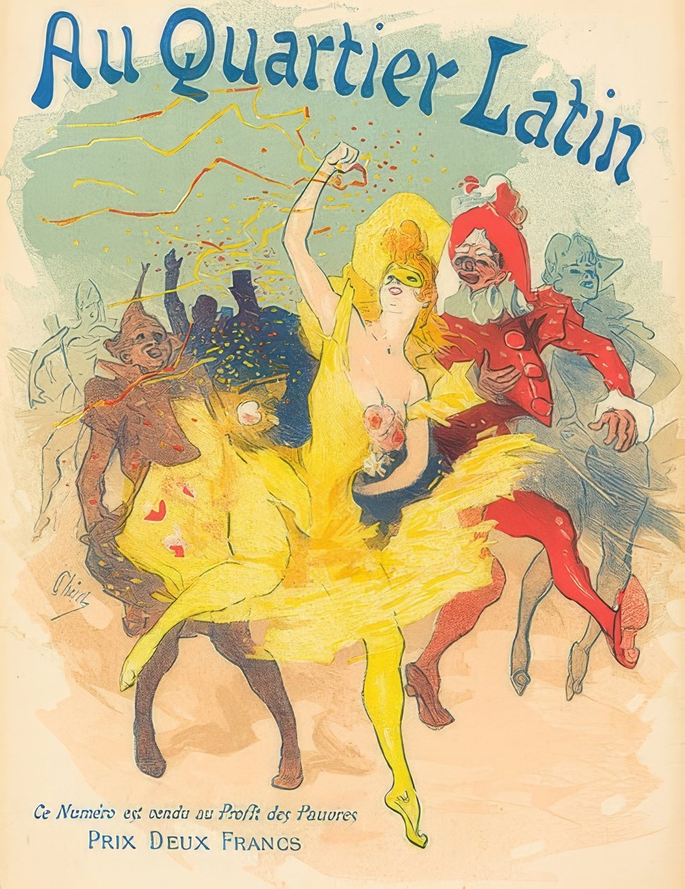 في الحي اللاتيني. 1894 بواسطة جول تشيريت