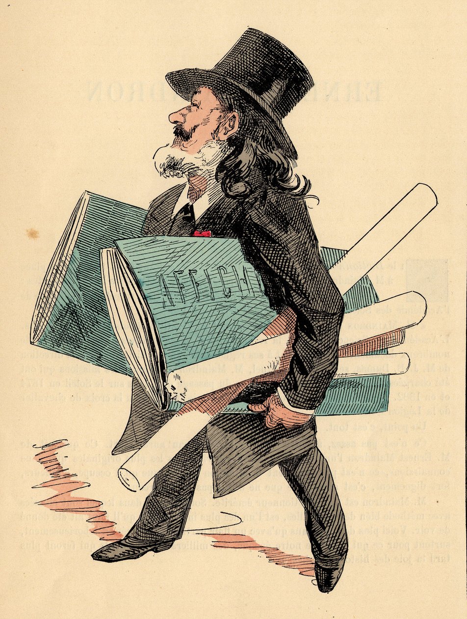 غلاف Les Hommes Today ، رقم 299 - Maindron Ernest (1838-1907) (نقش) بواسطة جول تشيريت