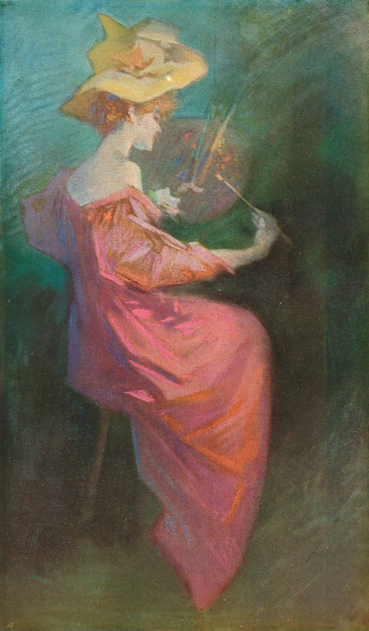 الرسم ، c1893 بواسطة جول تشيريت