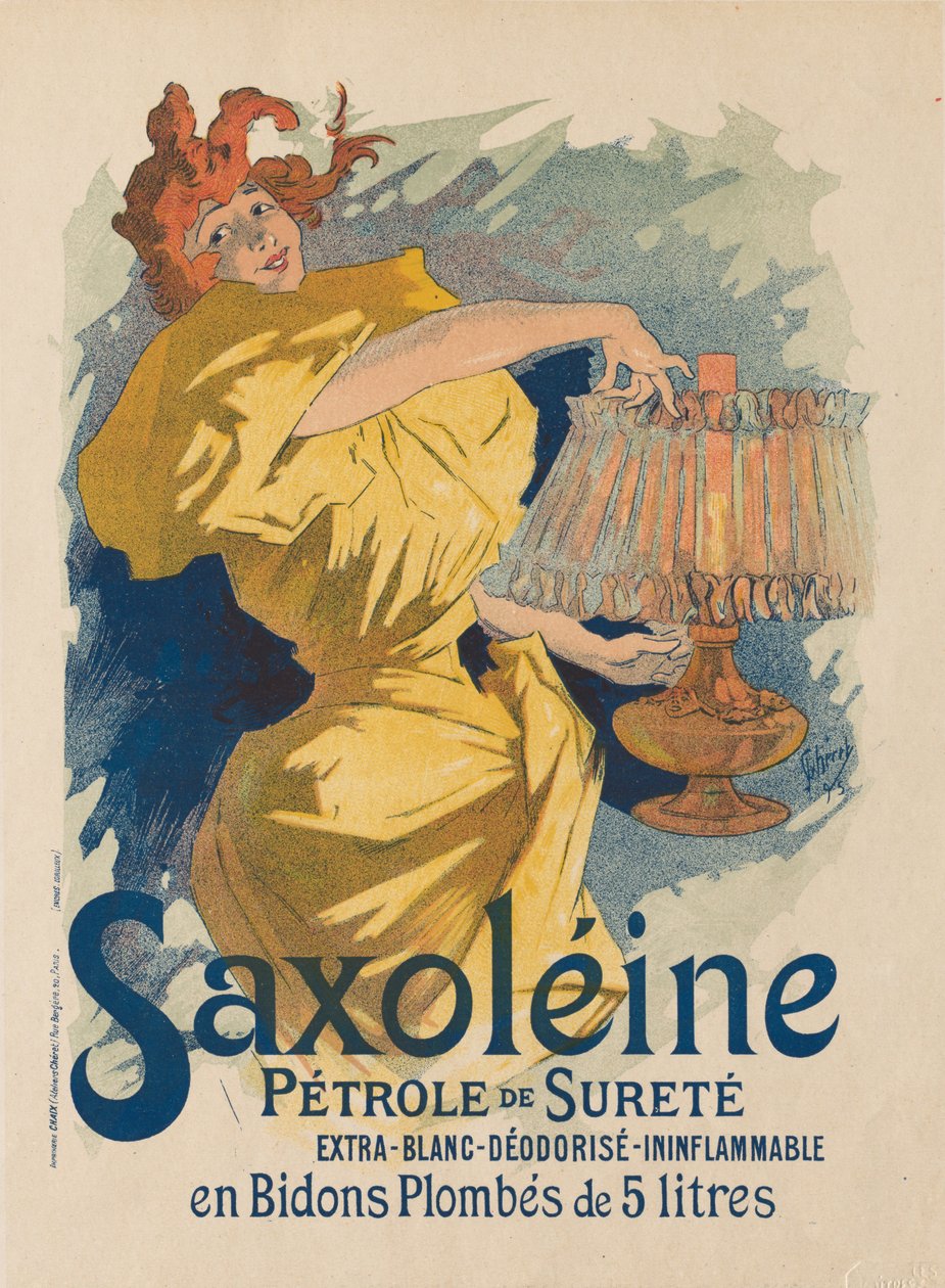 سادة الملصق: Pl. 13 ، Saxoleine ، 1895. بواسطة جول تشيريت