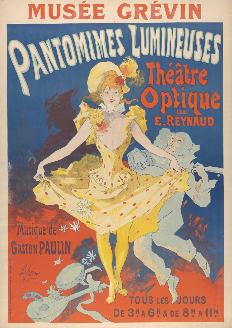 Pantomimes مضيئة ، 1892 بواسطة جول تشيريت