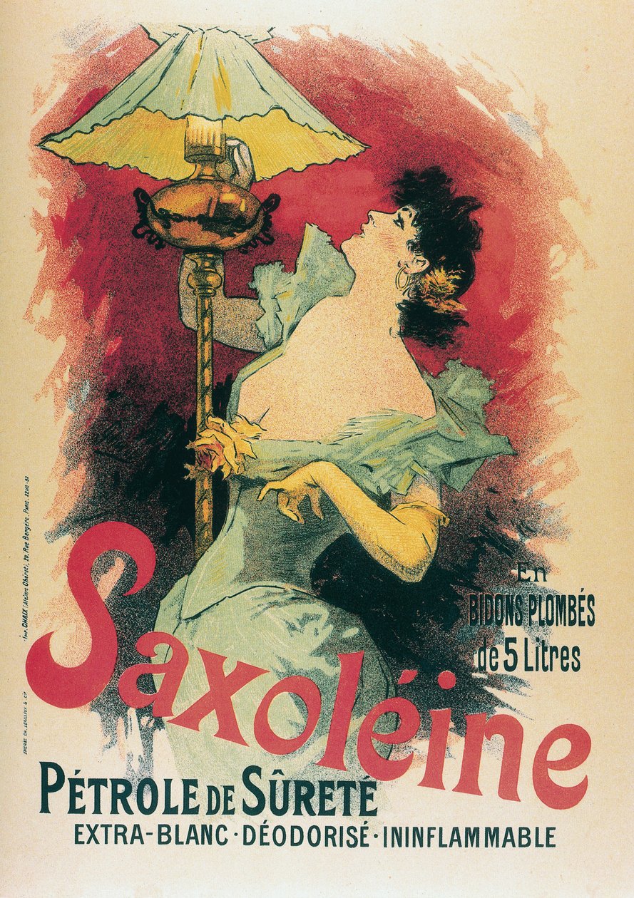 "ساكسولين" 1891 (الطباعة الحجرية) بواسطة جول تشيريت