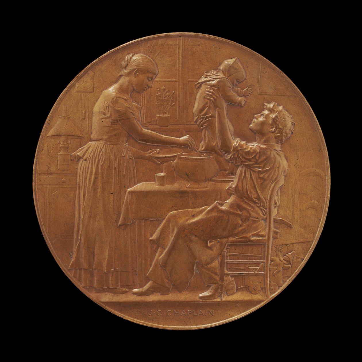 قيم الأسرة [الوجه] ، 1891. بواسطة جولز كليمنت القس