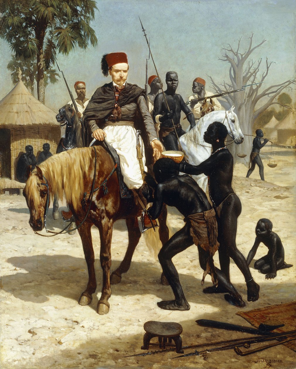 زائر غريب ، 1857 بواسطة جول ديدييه