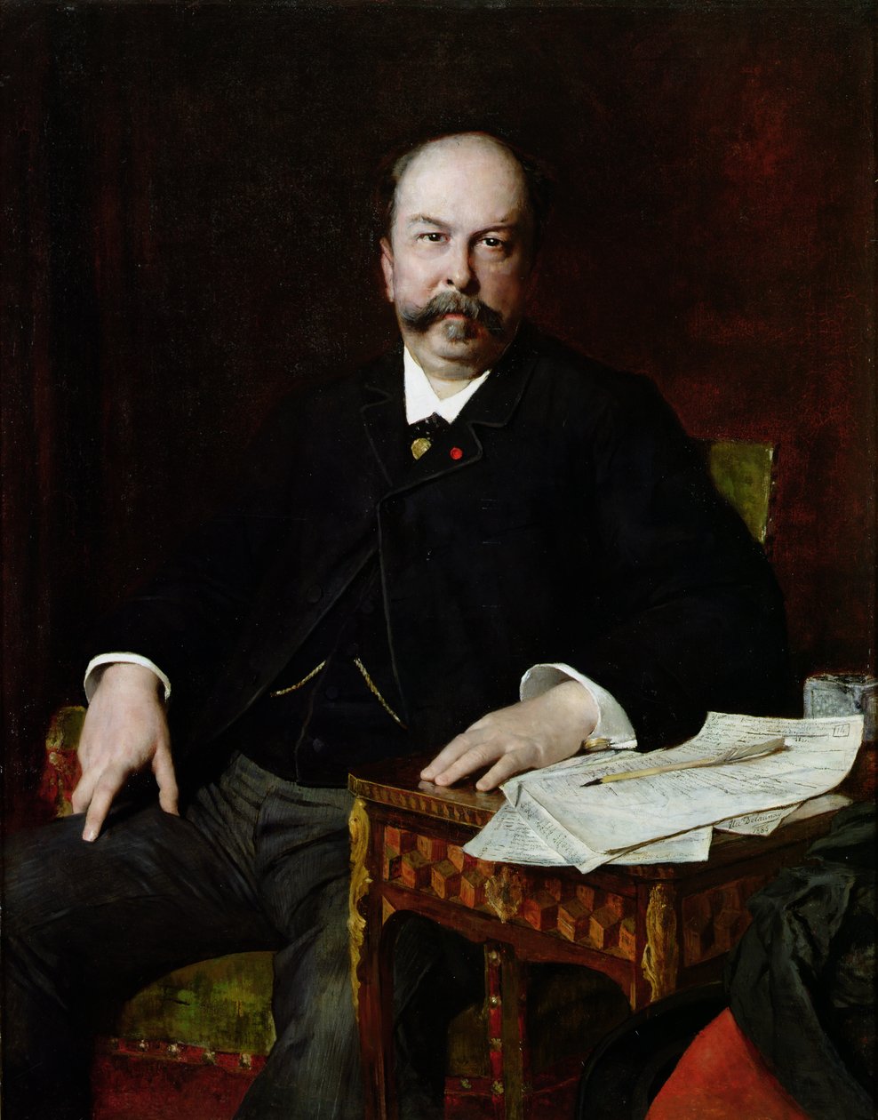 صورة هنري ميلهاك (1831-1897) بواسطة جول إيلي ديلوناي