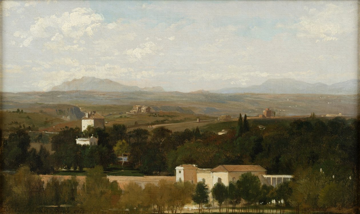 عرض بالقرب من روما ، 1864 بواسطة جول اميل سانتين