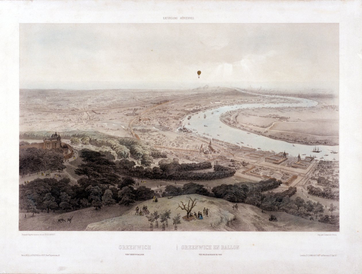 غرينتش ، لندن ، c1845 بواسطة جول لويس ارنوت