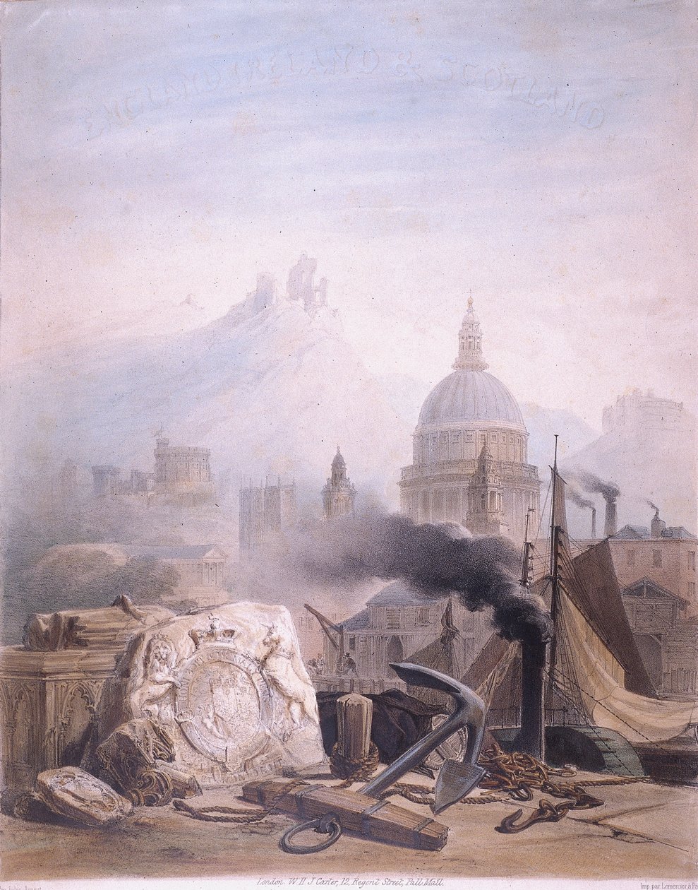 مونتاج الصور مع القديس بولس ، c1855 بواسطة جول لويس ارنوت