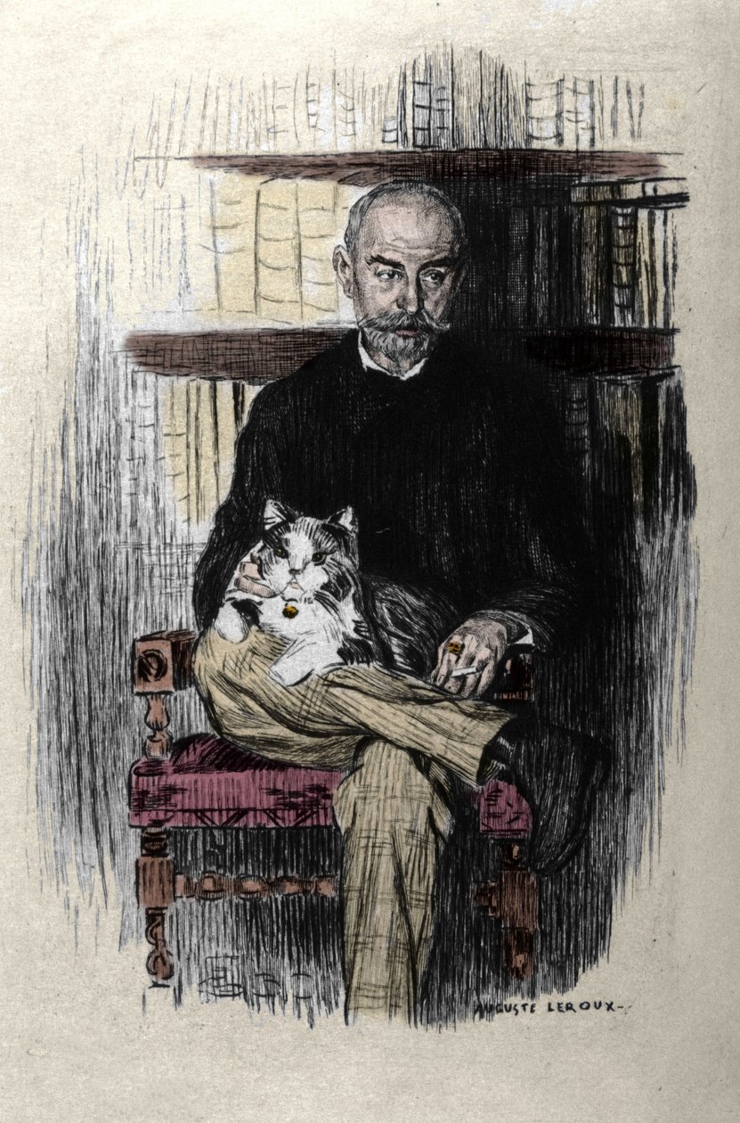 صورة شخصية لجوريس كارل هويسمانس (1848-1907)، كاتب وناقد أدبي. رسم أوغست ليرو (1871-1954). بواسطة جول ماري أوغست ليرو