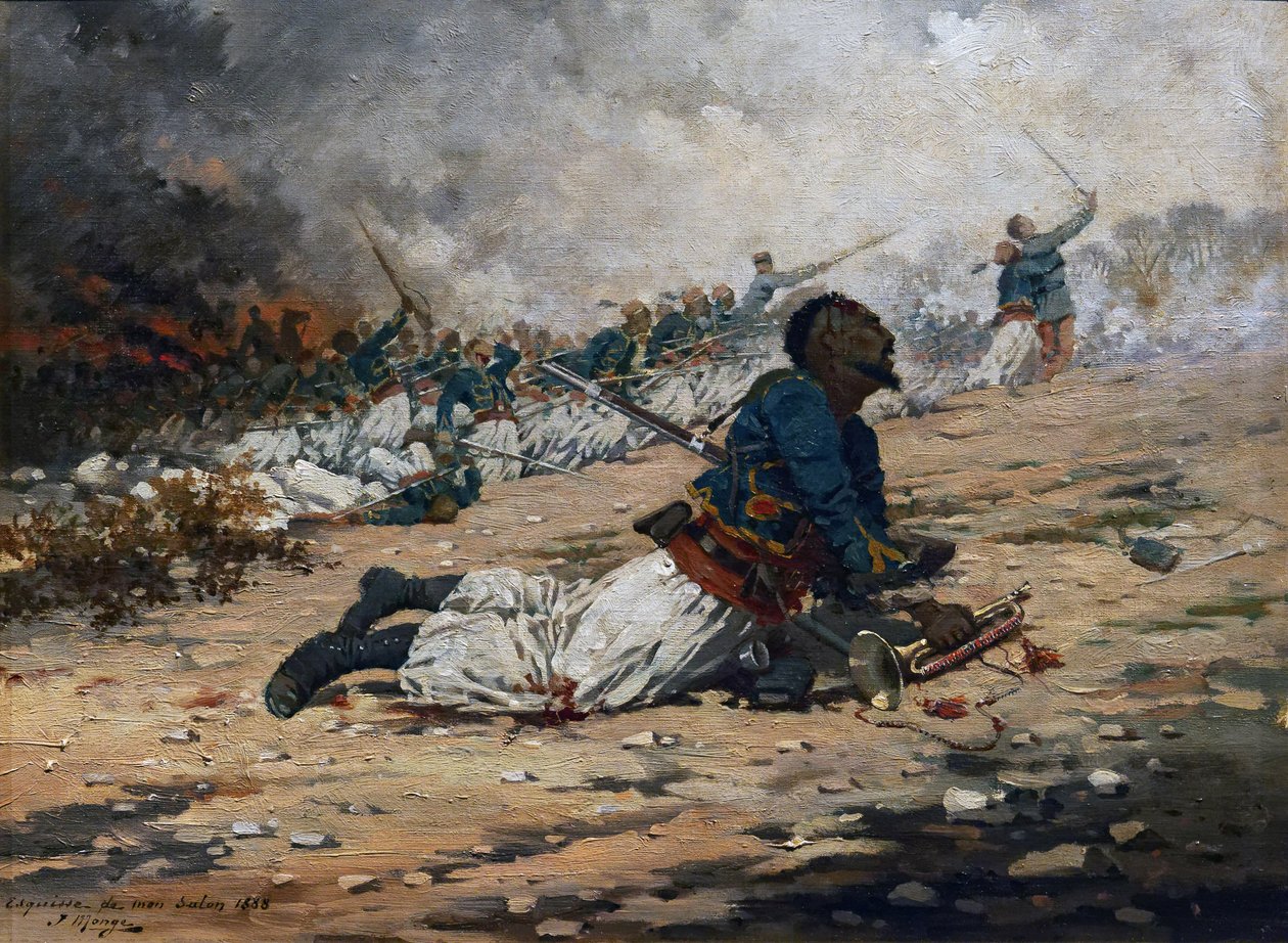 بوق الجروح التركية ، 6 أغسطس 1870 ، حوالي 1888 بواسطة جول مونج