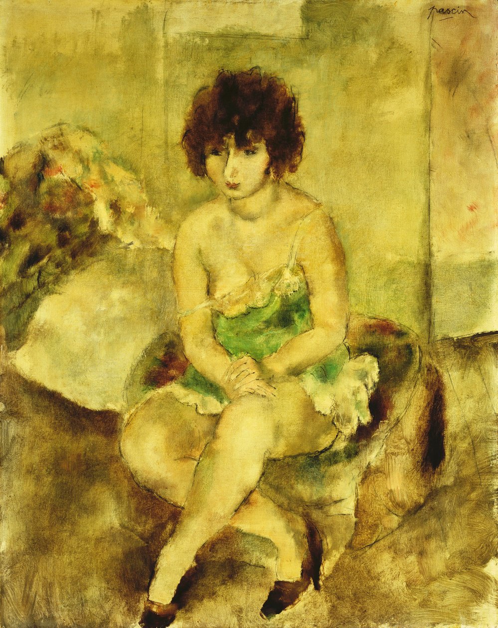 صورة لوسي كروج ، ج .1925 بواسطة جول باسين