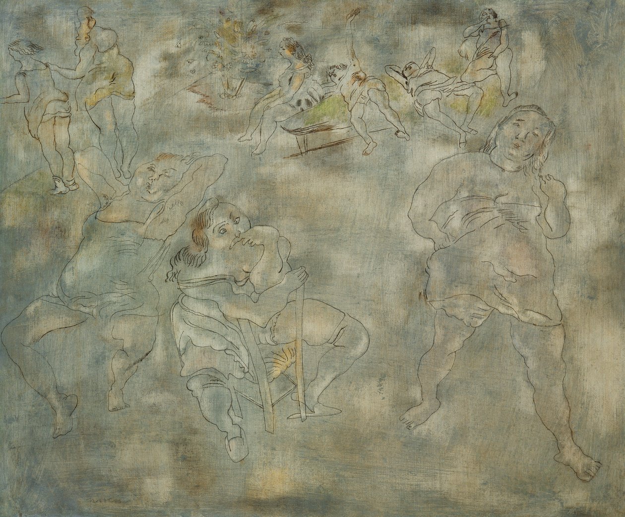 الأسرى ؛ Les Captives ، c.1923-25 بواسطة جول باسين