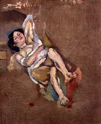 امرأة الليموزين ، حوالي 1908 (زيت على قماش) بواسطة جول باسين