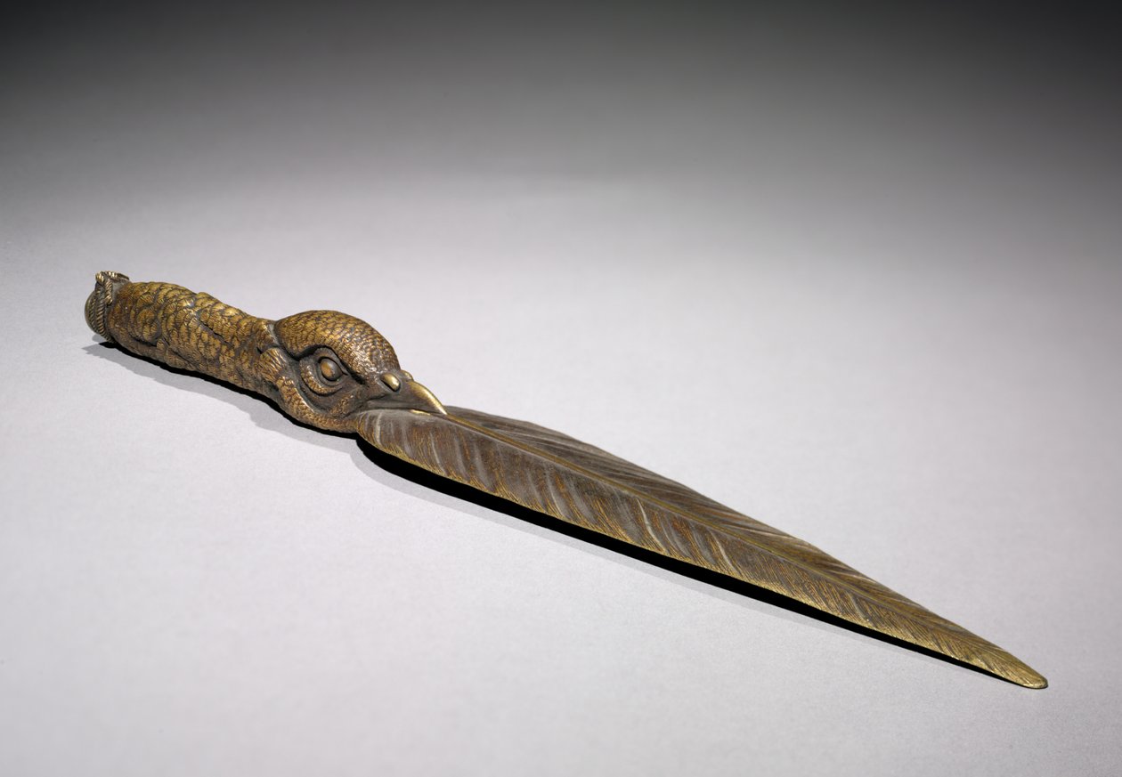 سكين ورقي ، 1800s بواسطة جول بيير موينيز