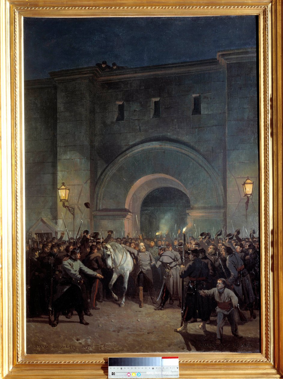 Delivrance من سجناء Mazas في 21 يناير 1871 كان Mazas سجنًا بالقرب من ليون. لوحة لجول ديدييه (1831-1892) وجاك جيو (1811-1876) بواسطة جول وجويد جاك ديدييه