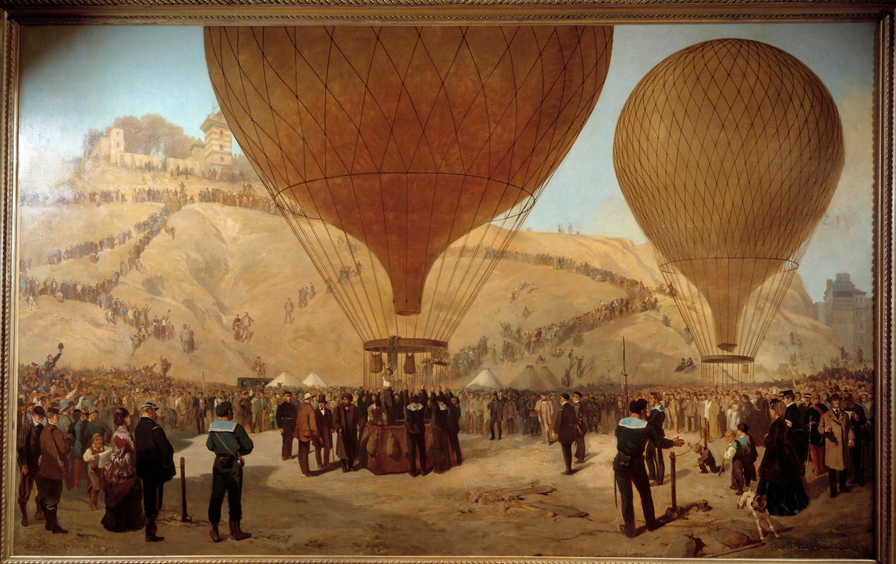 يغادر ليون غامبيتا إلى Tours sur l'Armand-Barbes في 7 أكتوبر بواسطة جول وجويد جاك ديدييه