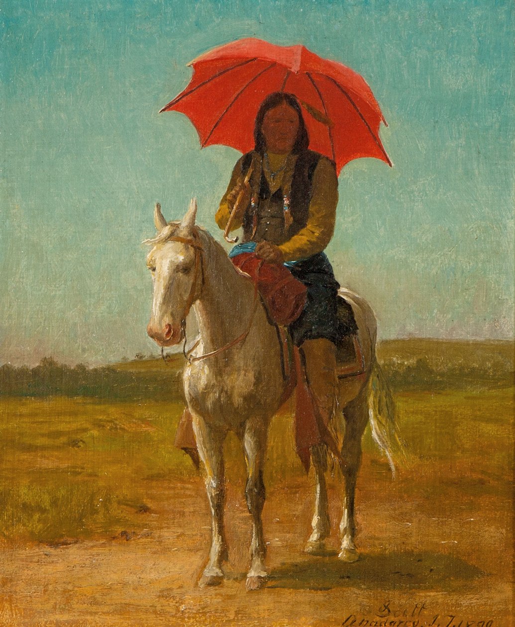 فارس ، أناداركو ، أوكلاهوما ، 1890 بواسطة جوليان سكوت