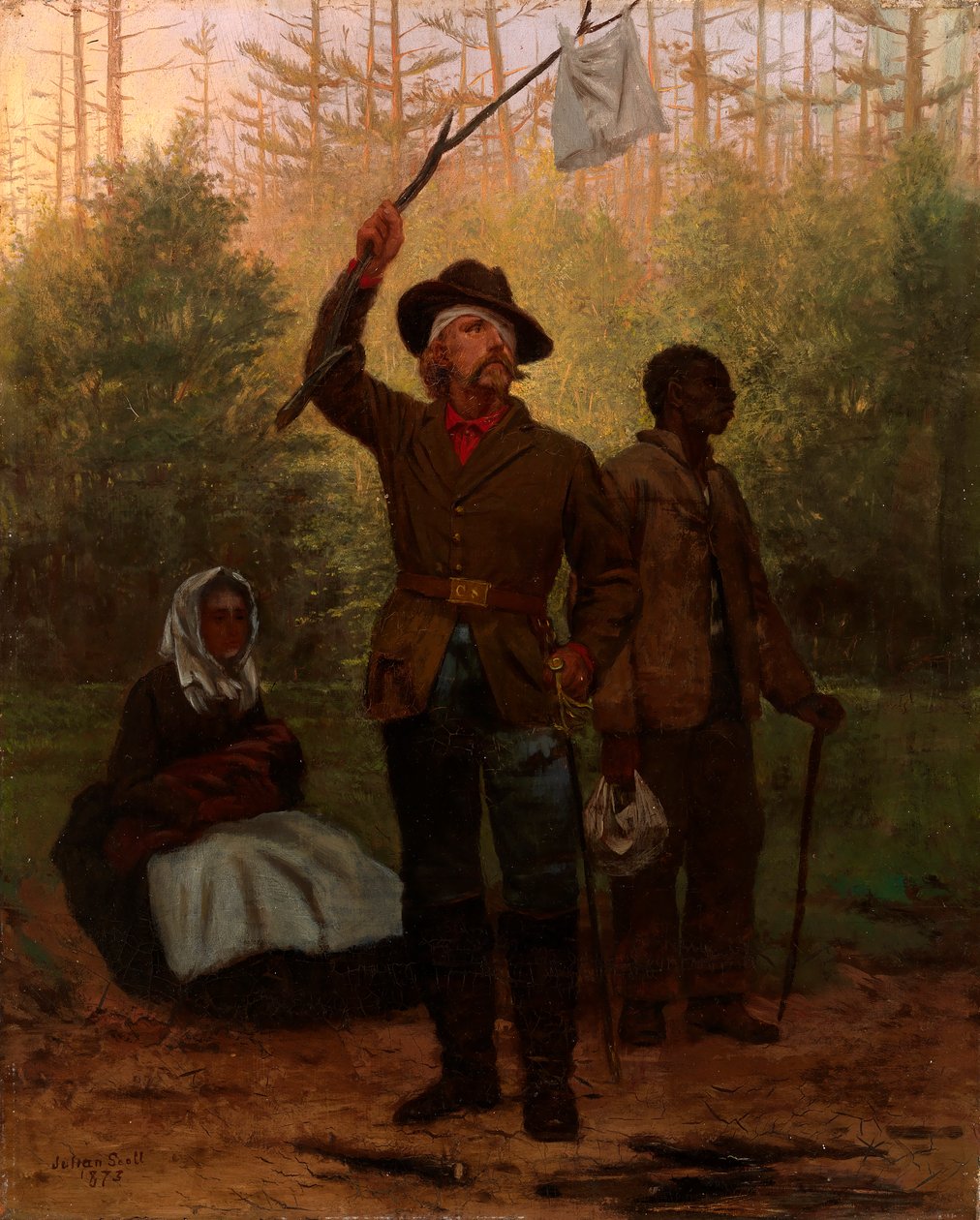 استسلام جندي الكونفدرالية ، 1873. بواسطة جوليان سكوت