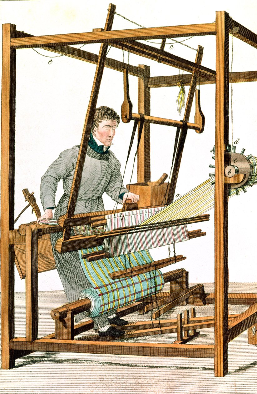 Blindman باستخدام المنوال ، اللوحة 17 من "مقال عن تعليمات المكفوفين" للدكتور سيباستيان جيلي (1780-1865) 1817 بواسطة جولي ريبولت