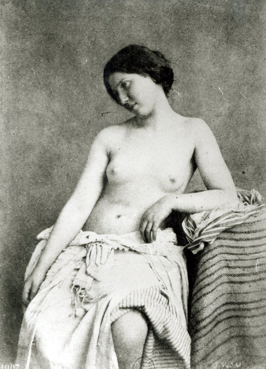 نموذج الأنثى العارية ، c.1850 بواسطة جوليان فالو دي فيلنوف