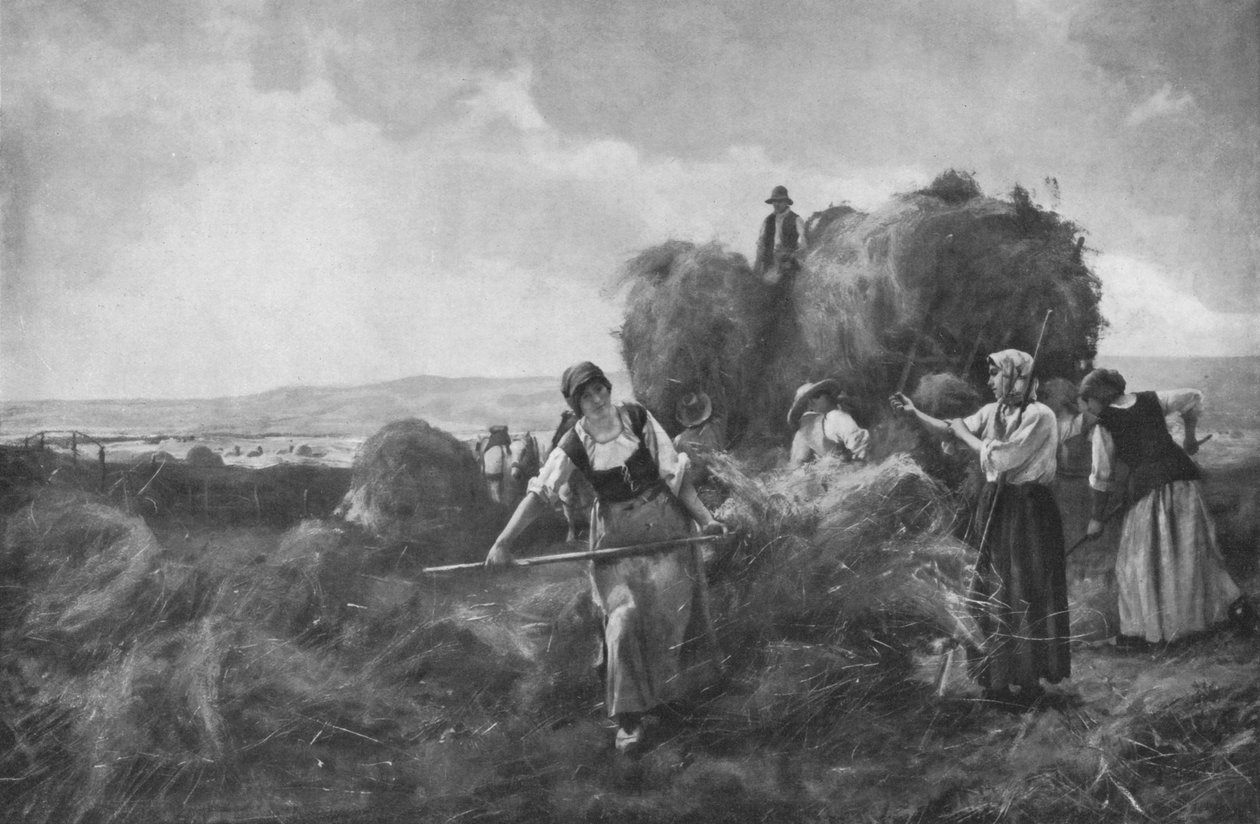 الحصادون ، c1885 ، 1912 بواسطة جوليان دوبري