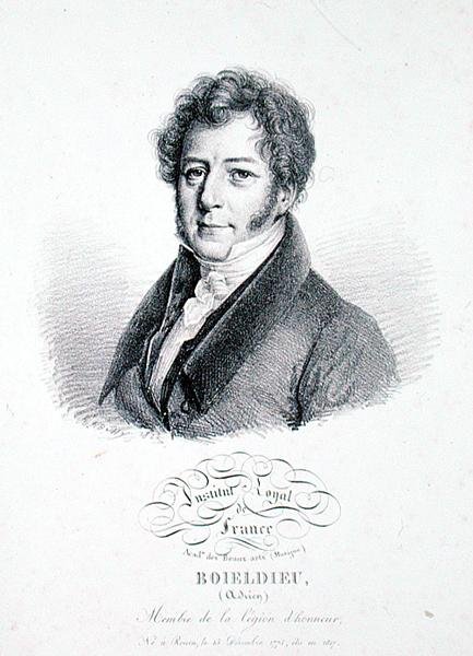 فرانسوا أدريان بوليديو (1775-1834) 1828 (ليثو) بواسطة جوليان ليوبولد (بعد) بويلي