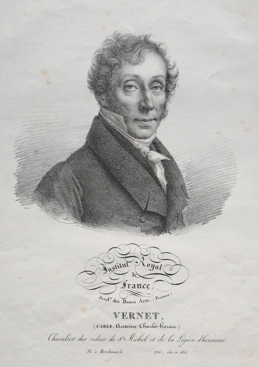 كارل فيرنت ، ج .1825. بواسطة جوليان ليوبولد بويلي