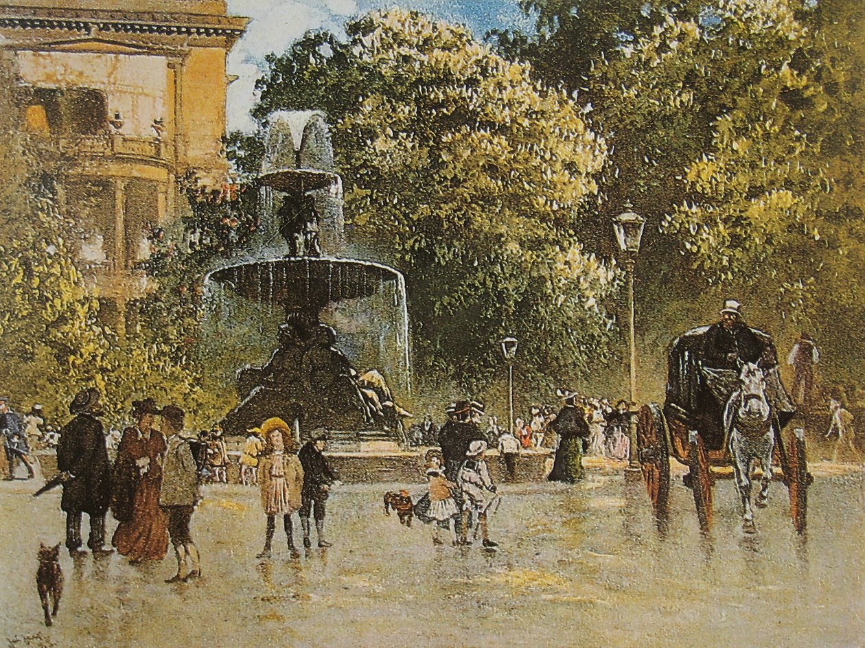Kemperplatz ، برلين القديمة ، 1889؟ بواسطة يوليوس يعقوب