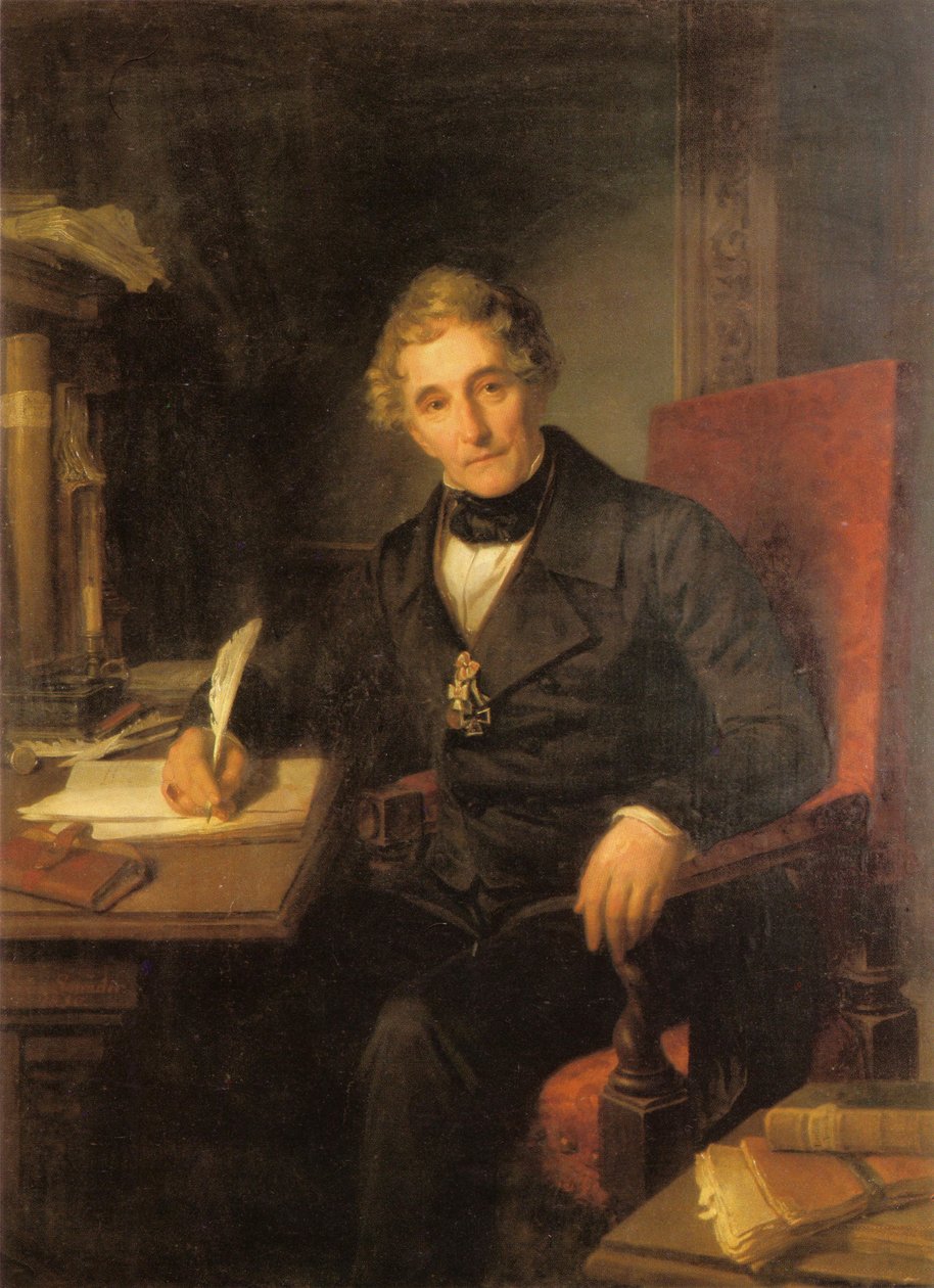 صورة لهينريش أندرياس دي كوفري (1785-1869) بواسطة جوليوس شريدر