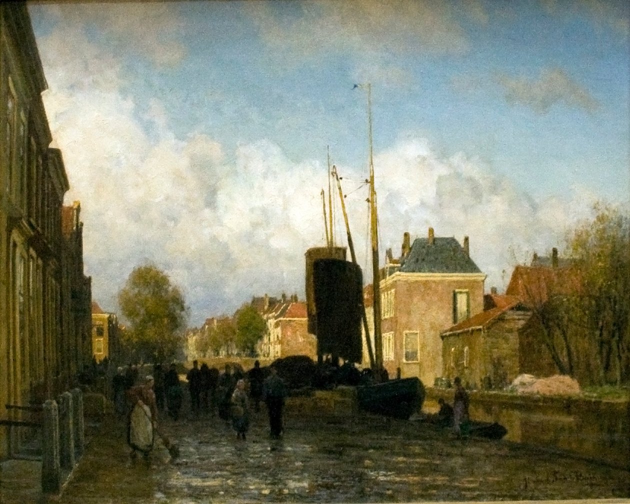مريضة csatorna Hagabann الهولندية: The Sick in s-Gravenhagen بواسطة Julius Sande de van Bakhuyzen