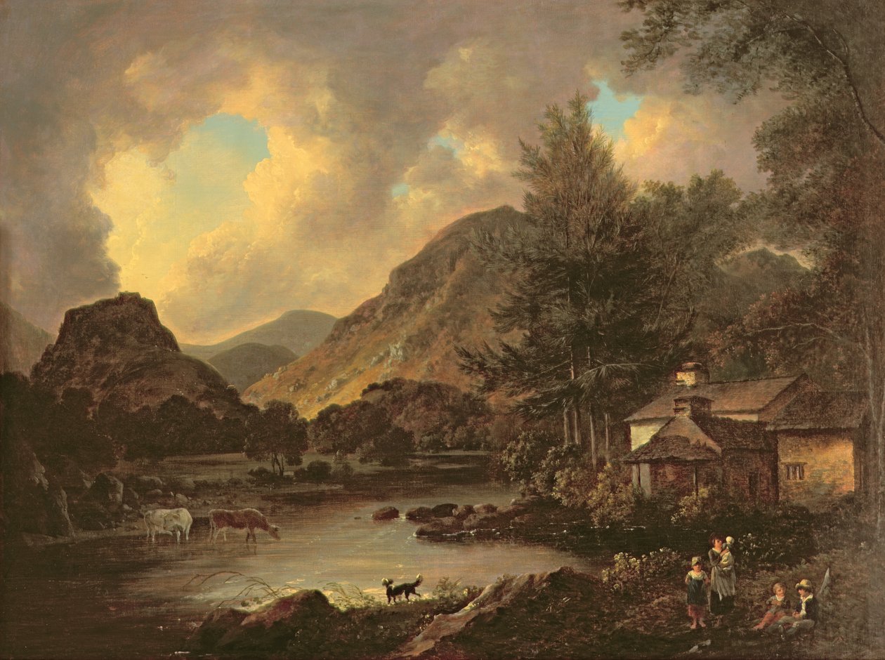 قلعة Crag Borrowdale بواسطة يوليوس قيصر إبيتسون