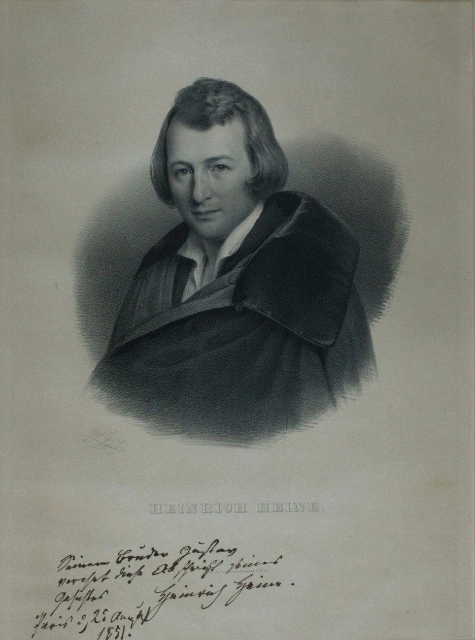 صورة للشاعر هاينريش هاينه 1797-1856 ، 1839 بواسطة جوليوس جيري