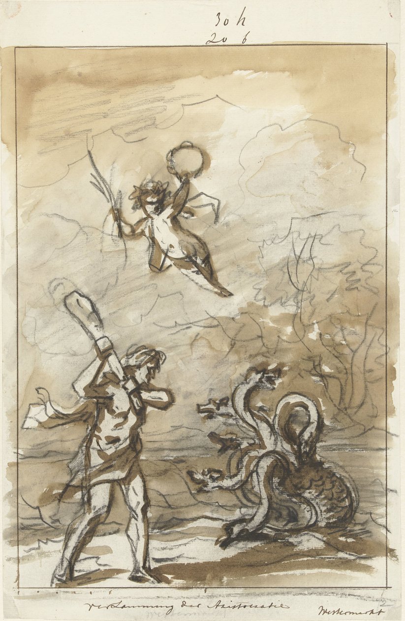 تدمير الأرستقراطية ، زخرفة على Westermarkt ، 1795 شلل الأرستقراطية (العنوان على الكائن) بواسطة جوريان أندرييسن