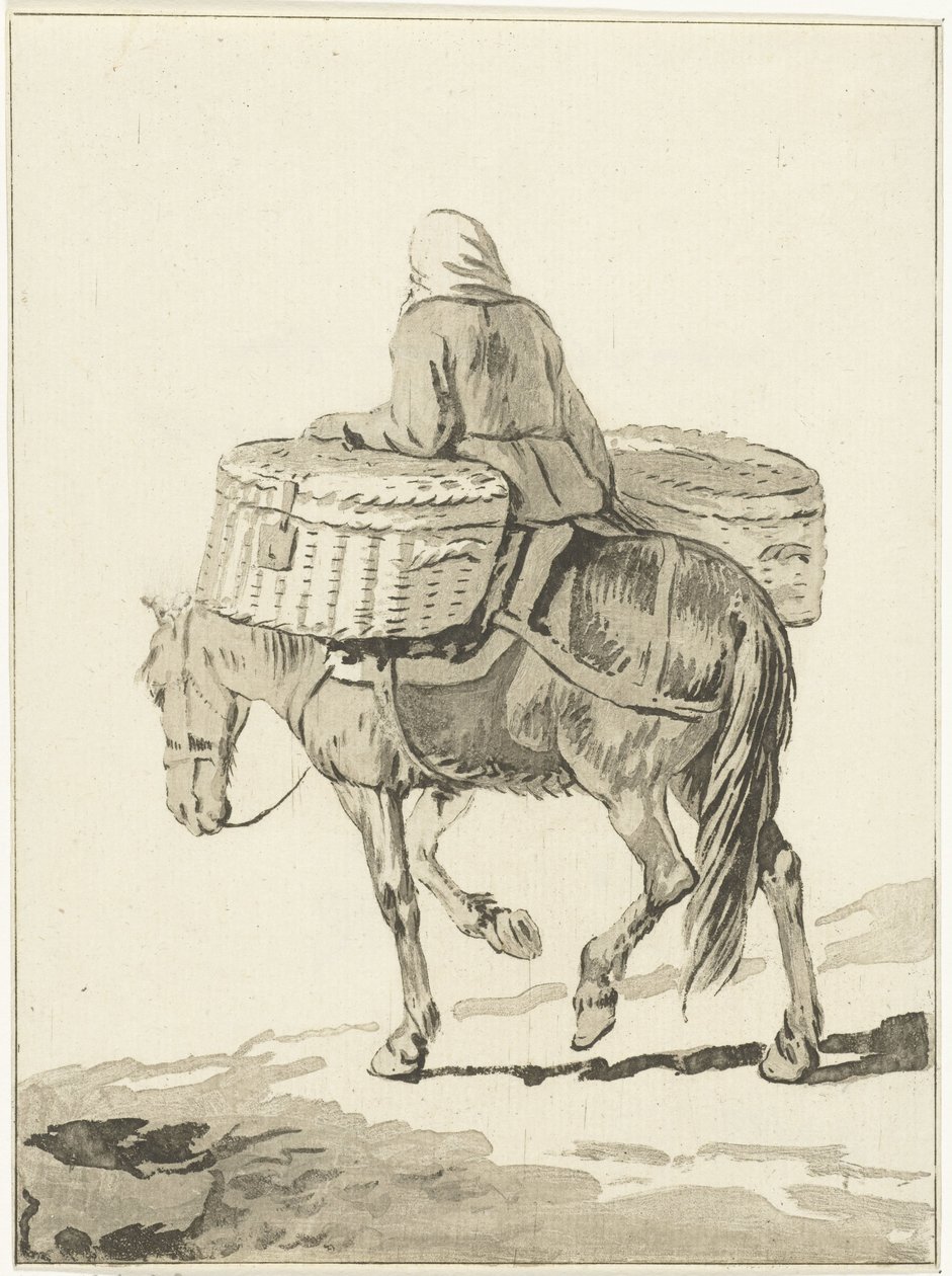 امرأة على حصان بواسطة Jurriaan Cootwijck (منسوب إلى)