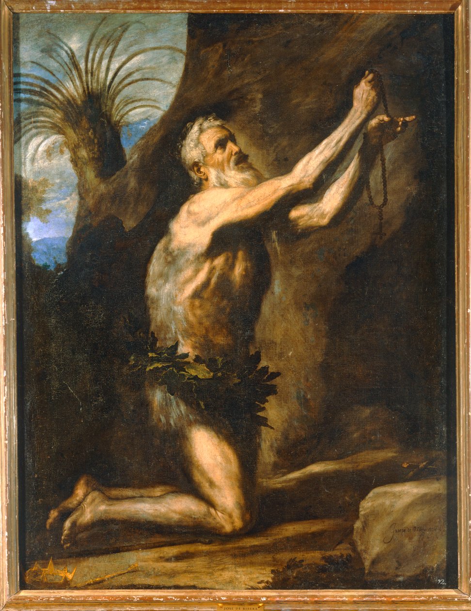 سانت أونوفريو 10014691 ... بواسطة جوزيبي دي (1591-1652) ريبيرا