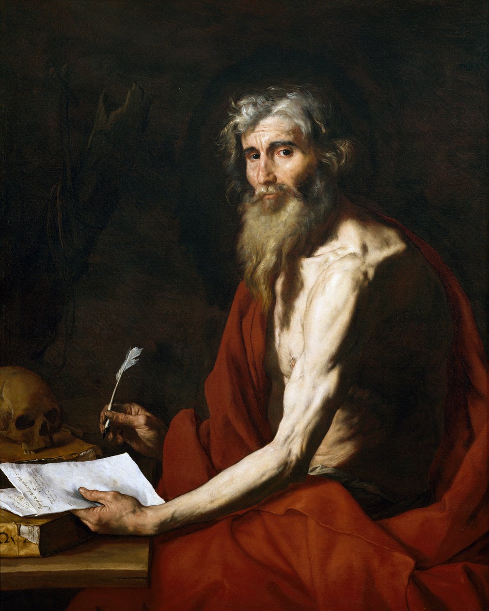 St. Jerome بواسطة جوسيبي دي ريبيرا