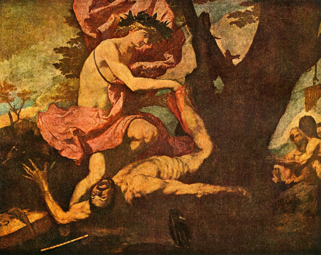 أبولو ومارسياس ، 1637 ، 1938 بواسطة جوسيبي دي ريبيرا