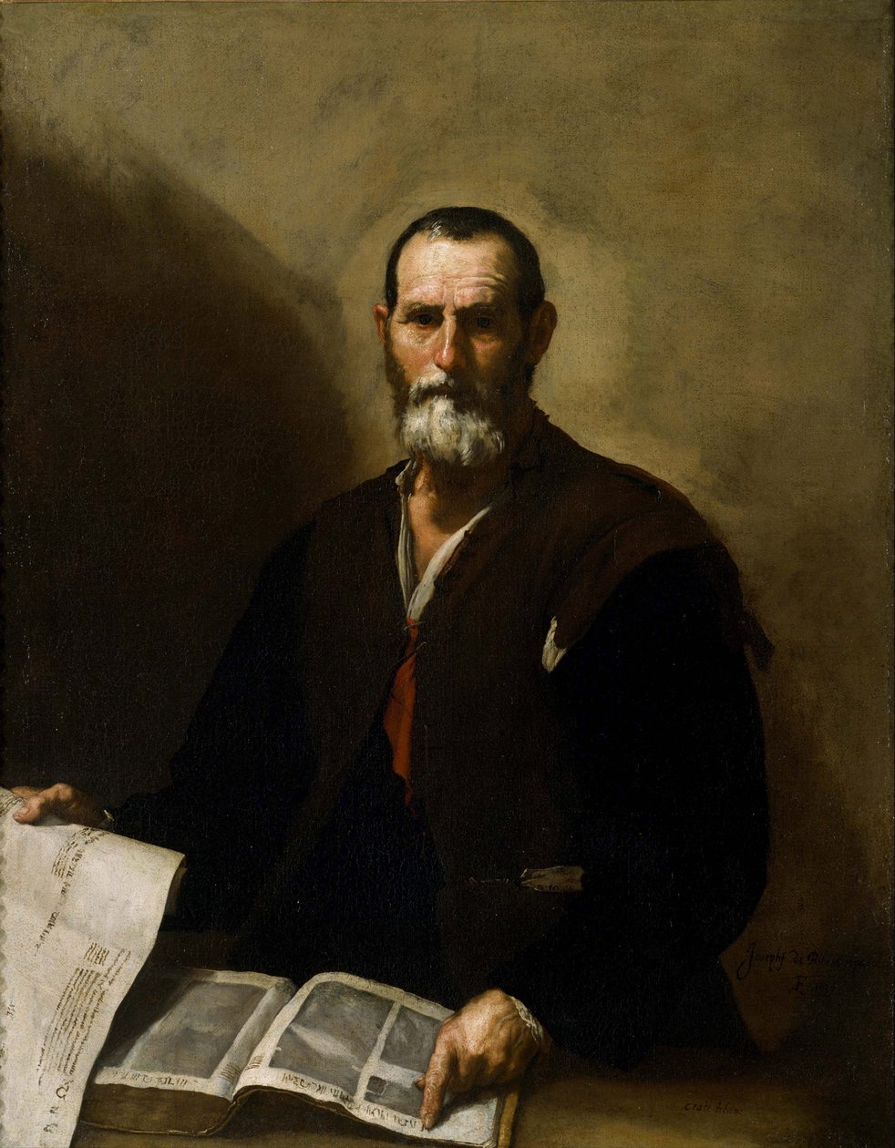 "" الفيلسوف الساخر Crates de Thebes (365-285 قبل الميلاد) "لوحة رسمها Jose de Ribera (1591-1652) 1636 المتحف الوطني للفن الغربي طوكيو اليابان بواسطة جوسيبي دي ريبيرا