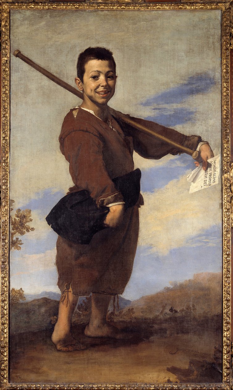 رسم حنف القدم بواسطة خوسيه دي ريبيرا ديت إيل سبانيوليتو "" إسبانيوليت "(1591-1652) (خاصة) 1642 صن. 1.64x0.93 م بواسطة جوسيبي دي ريبيرا