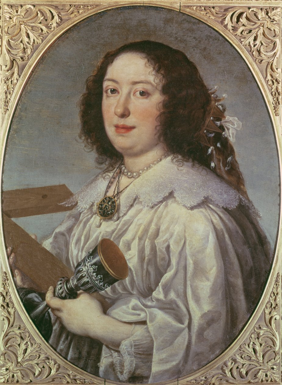 صورة لفيتوريا ديلا روفيري مثل سانت هيلانة ، 1669 بواسطة جوستوس سوسترمانز