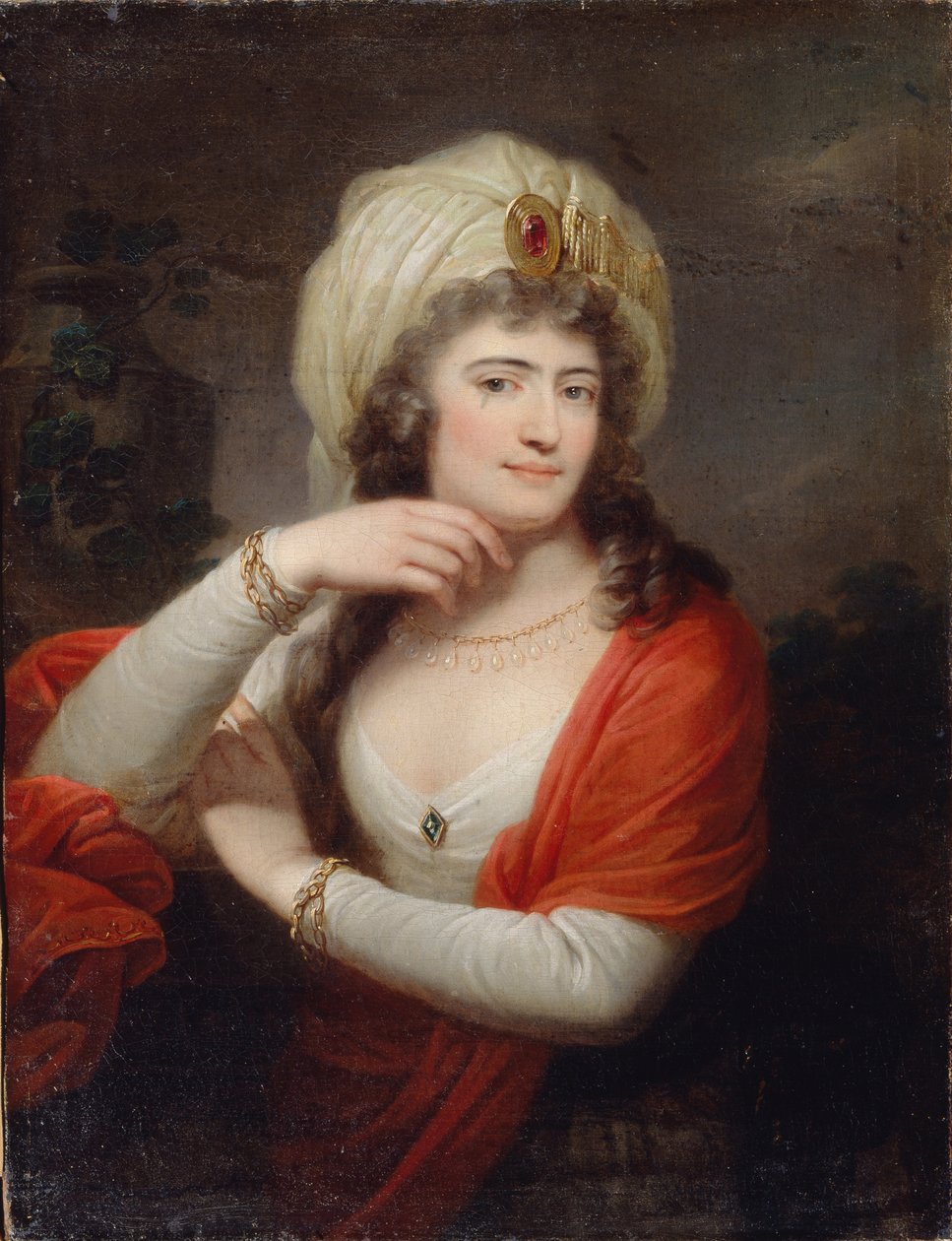 صورة ألكساندرا برانيكا 1754-1838 ، سيدة في انتظار كاترين الثانية ، 1793 بواسطة جوزيف جراسي
