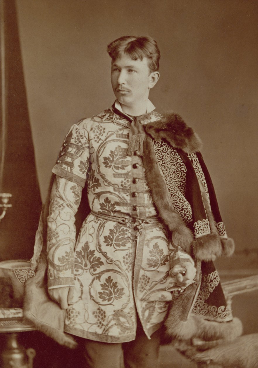 قطب مجري شاب ، 1870-80 (صورة بني داكن) بواسطة جوزيف بورسوس